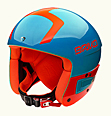 BRIKO［ブリコ］ BRIKO VULCANO JUNIOR FIS6.8 スキーヘルメット FIS対応モデル 子供用 シャイニースカイブルー/オレンジ 2000030-18 C06