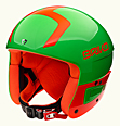 BRIKO［ブリコ］ BRIKO VULCANO JUNIOR FIS6.8 スキーヘルメット FIS対応モデル 子供用 シャイニーグリーン/オレンジ 2000030-18 C07