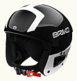 BRIKO［ブリコ］ BRIKO VULCANO JUNIOR FIS6.8 スキーヘルメット FIS対応モデル 子供用 シャイニーブラック/ホワイト 2000030-18 C10