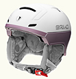 BRIKO［ブリコ］ AMBRA 軽量 スノーヘルメット サイズ調節可能 レディースカラー 20012T0 907ホワイトメタルピンク