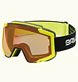 BRIKO［ブリコ］ BRIKO LAVA FIS 7.6 スキーゴーグル 平面ダブルレンズ 大人用 2001FT0 A93 マットイエローフロー/ブラック