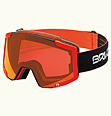 BRIKO［ブリコ］ BRIKO LAVA FIS 7.6 スキーゴーグル 平面ダブルレンズ 大人用 2001FT0 A96 マットフローオレンジ/ブラック