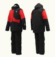 etc ユニセックス スキーウェア スノーウェア スノースーツ 上下セット 耐水圧10000mm BNS-105 BLK×RED