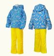 ONYONE［オンヨネ］ TODDLER SUIT キッズ トドラー　スキーウェア 上下セット ボーイズ ガールズ RES58001 632T263_TUQ×YEL